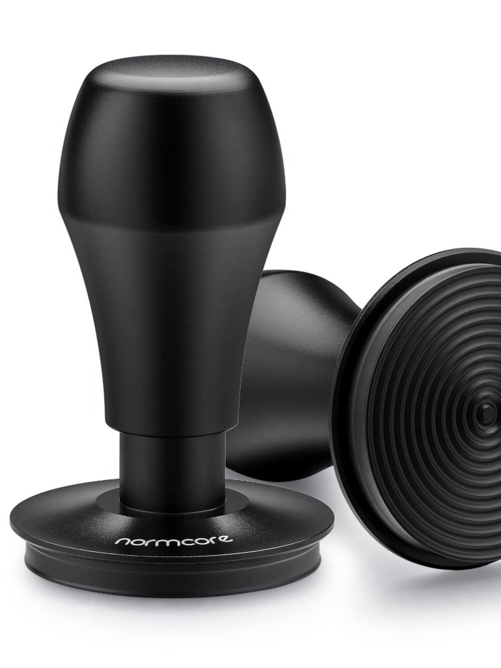 Normcore 58.5mm Espresso Coffee Tamper V4 - Titanium PVD Coating Ripple Base - S